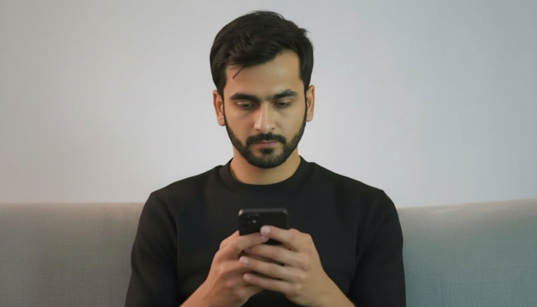 Person making strategic changes on their phone