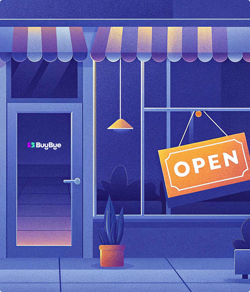 BuyBye Shop Illustration